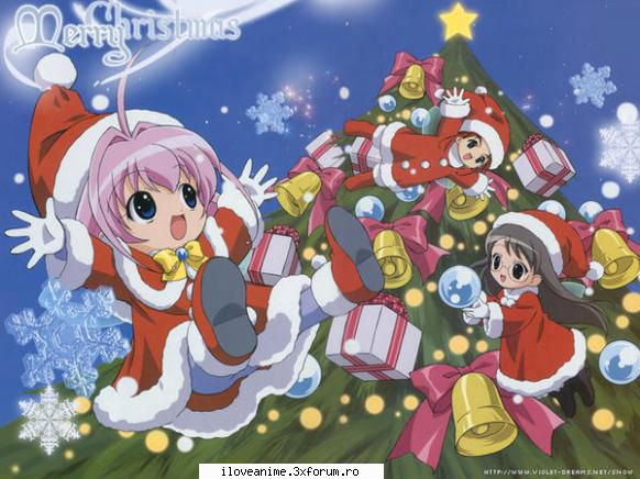 merry christmas anime christmas